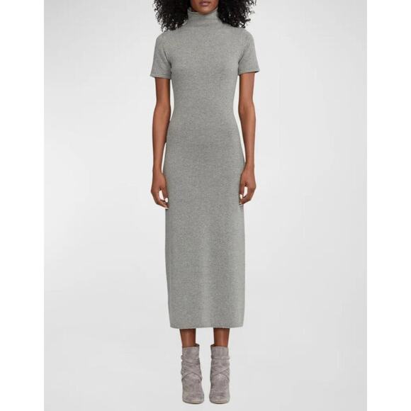 Ralph Lauren Collection Purple Label Cashmere Day Sweater Midi Dress Turtleneck - Picture 5 of 9